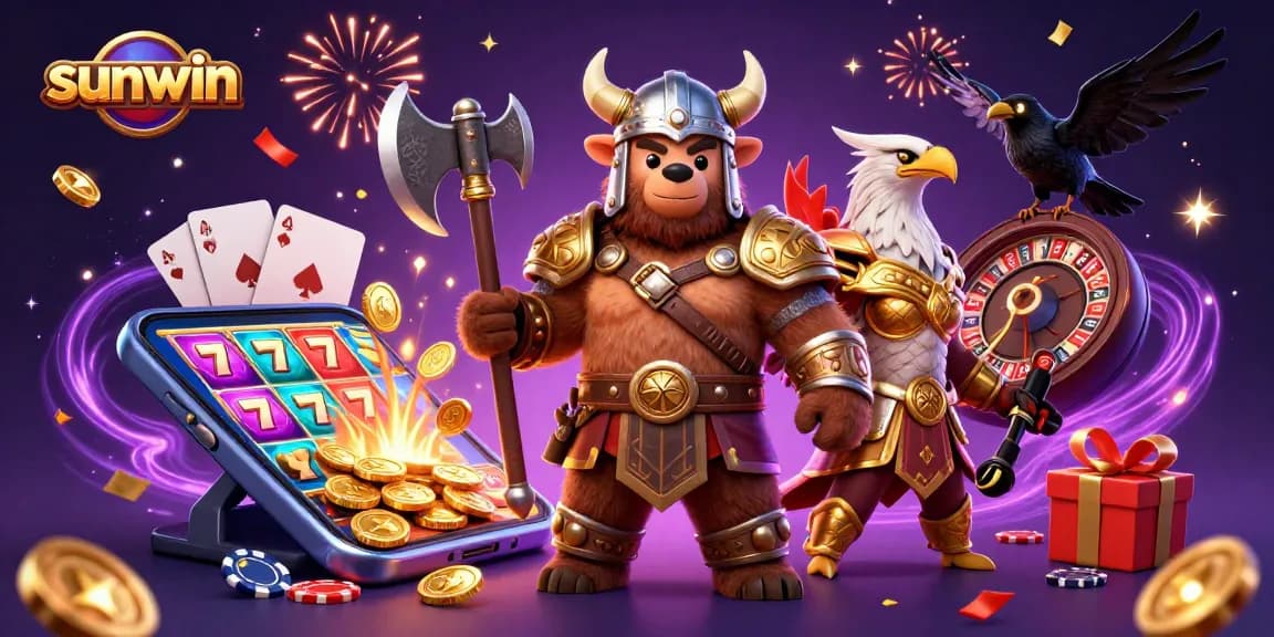 Experience thrilling action at sunwin with dynamic slot games and vibrant casino elements.