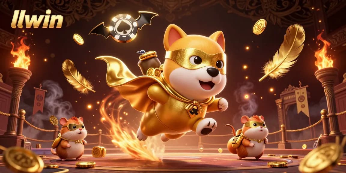 Experience thrilling gameplay at llwin with golden coins and vibrant characters in action.