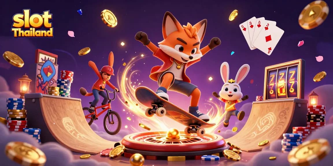 Menangkan slot Thailand dengan gaya, melihat karakter kartun beraksi di kasino virtual.