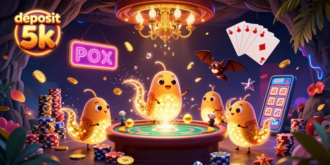 Experience thrilling slot gaming with deposit 5k at our vibrant casino illuminated by glowworms!