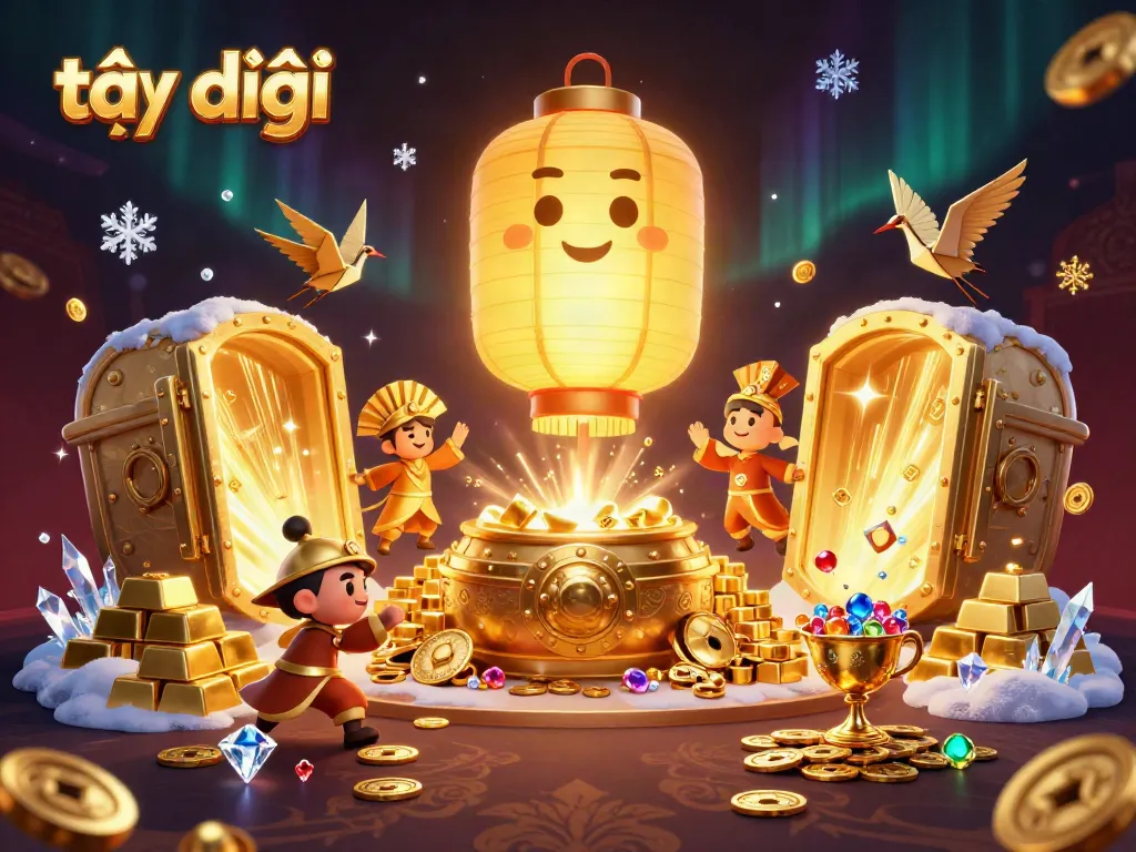 Experience excitement at the night market casino with the lantern spirit, paper fan warriors, and treasure.