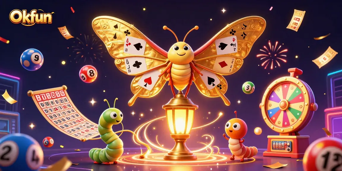 Enhance your betting experience with Okfun's vibrant 3D casino illustrations and exciting game elements.
